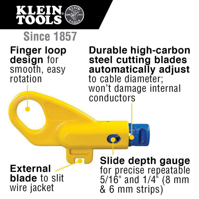 Klein Tools VDV110-261 Twisted Pair Radial Stripper - Edmondson Supply