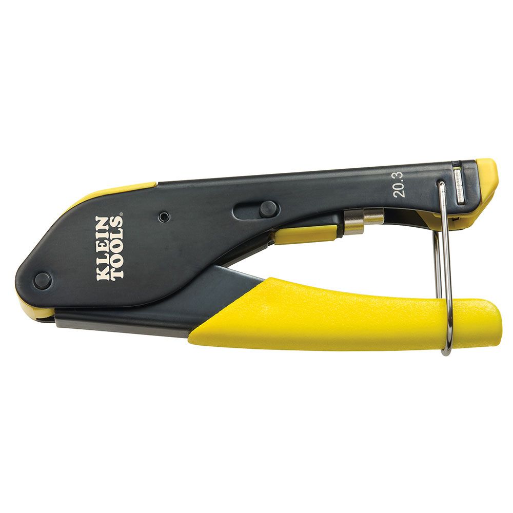 Klein Tools VDV212-008-SEN Compact Compression Crimper, F-Connector - Edmondson Supply
