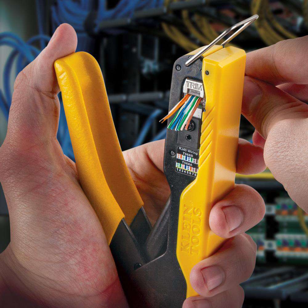 Klein Tools VDV226-005 Compact Pass-Thru™ Modular Crimper - Edmondson Supply