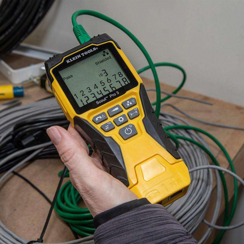 Klein Tools VDV501-853 Scout® Pro 3 Tester with Test + Map™ Remote Kit - Edmondson Supply