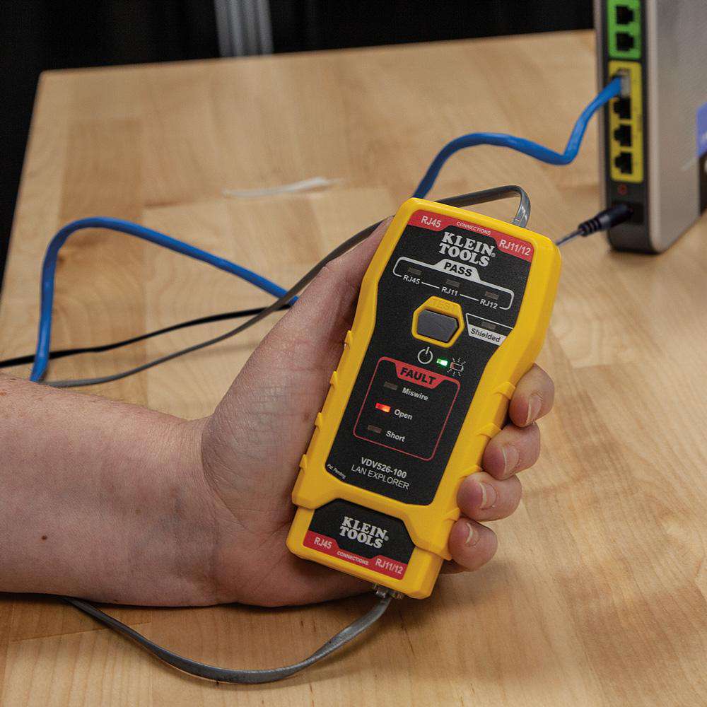 Klein Tools VDV526-100 LAN Explorer™ Data Cable Tester with Remote - Edmondson Supply