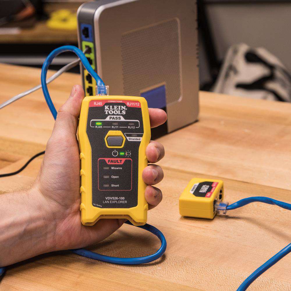 Klein Tools VDV526-100 LAN Explorer™ Data Cable Tester with Remote - Edmondson Supply
