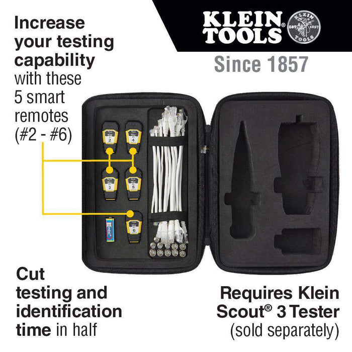 Klein Tools VDV770-850 Test + Map™ Remotes (#2 - #6) Upgrade Kit for Scout® Pro 3 Tester - Edmondson Supply