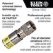 Klein Tools VDV812-612 Universal F Compression Connectors RG6/6Q 50-Pack - Edmondson Supply