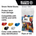 Klein Tools VDV824-650 Strain Relief Boots for RJ45 Data Plugs, CAT5e/CAT6 Cable, 100-Pack - Edmondson Supply