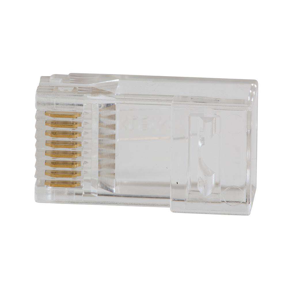 Klein Tools VDV826-702 Pass-Thru™ Modular Data Plug, CAT5E, 50-Pack - Edmondson Supply