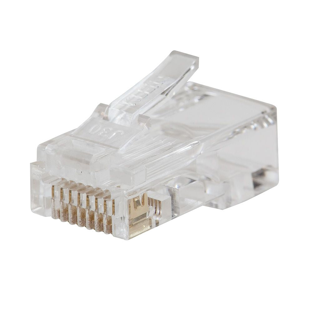 Klein Tools VDV826-703 Pass-Thru™ Modular Data Plug, RJ45-CAT6, 50-Pack - Edmondson Supply