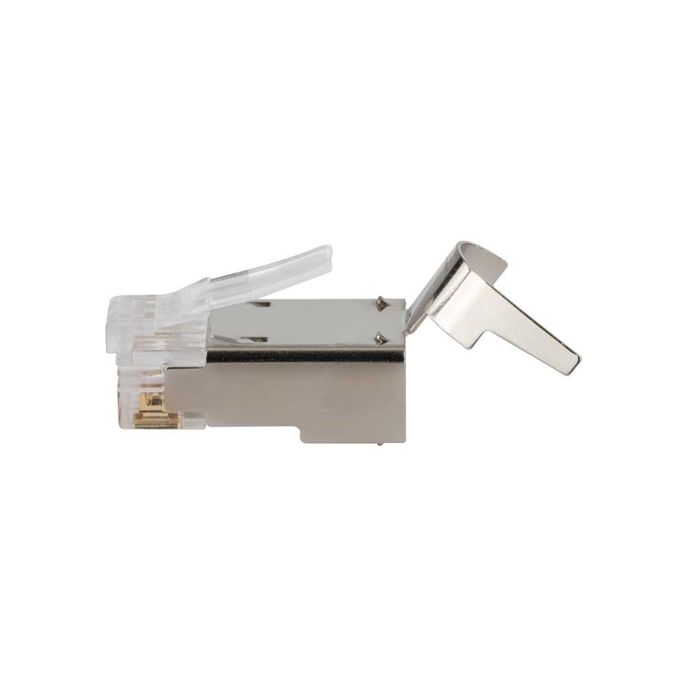 Klein Tools VDV826-705 Pass-Thru™ Modular Data Plugs, RJ45-CAT6A, Shielded (STP), 50-Pack - Edmondson Supply