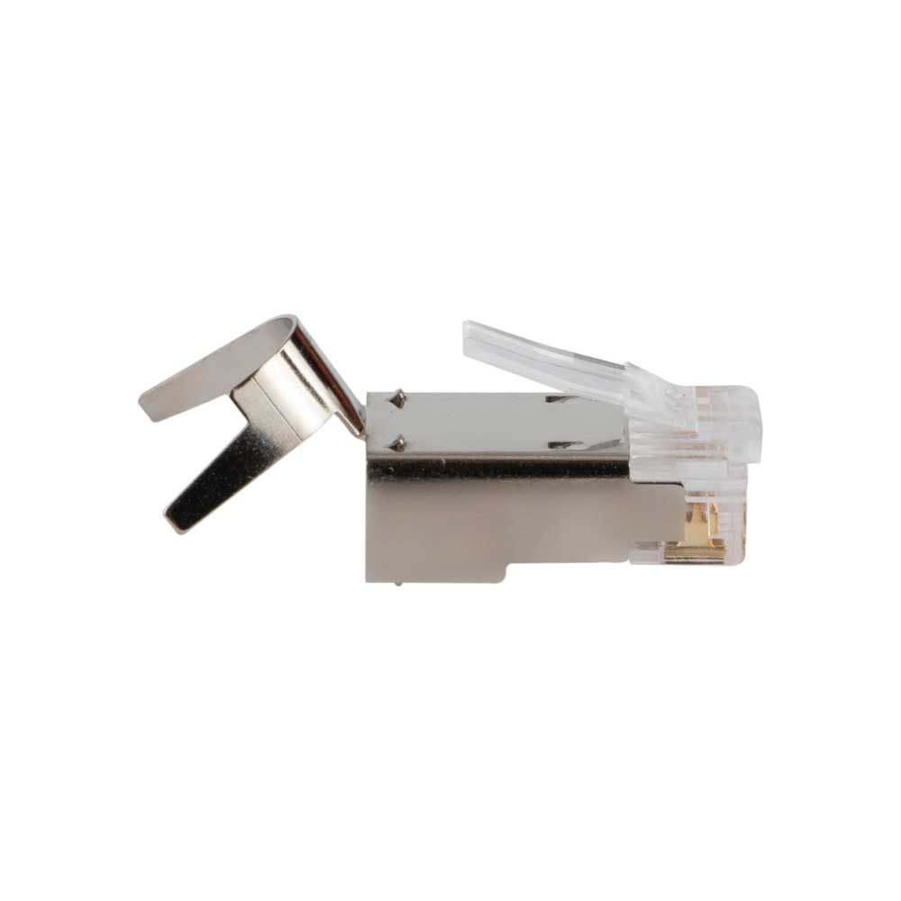 Klein Tools VDV826-754 Pass-Thru™ Modular Data Plug, RJ45-CAT6A, Shielded (STP), 100-Pack - Edmondson Supply