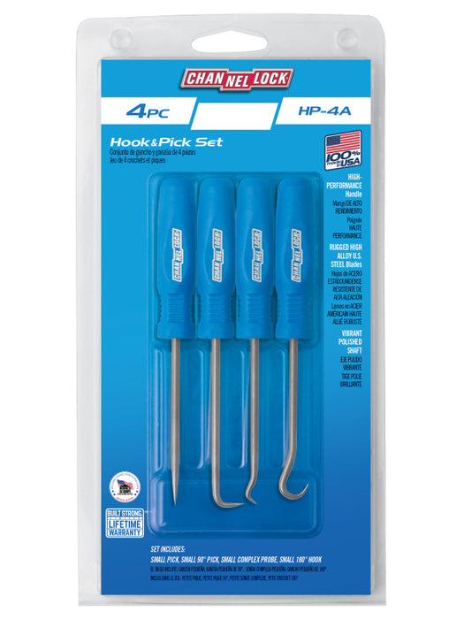 Channellock HP-4A 4pc Precision Hook and Pick Set